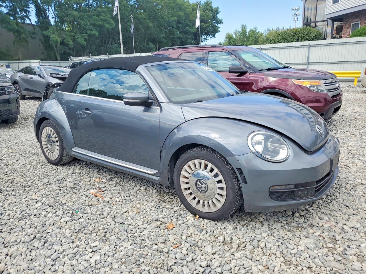 2014 Volkswagen Beetle Серебряный vin: 3VW5P7AT7EM802744