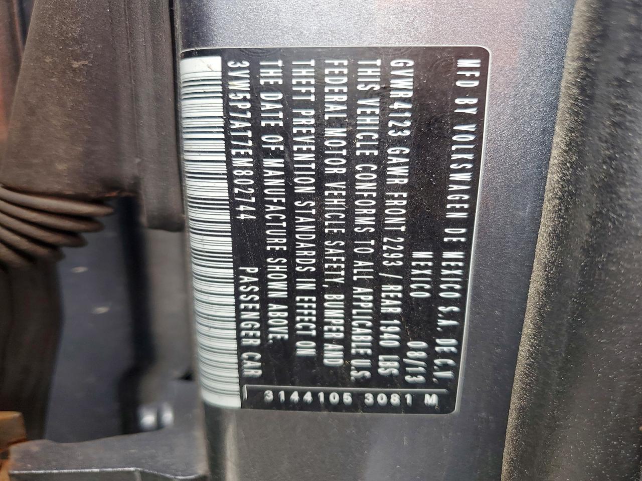 2014 Volkswagen Beetle Серебряный vin: 3VW5P7AT7EM802744