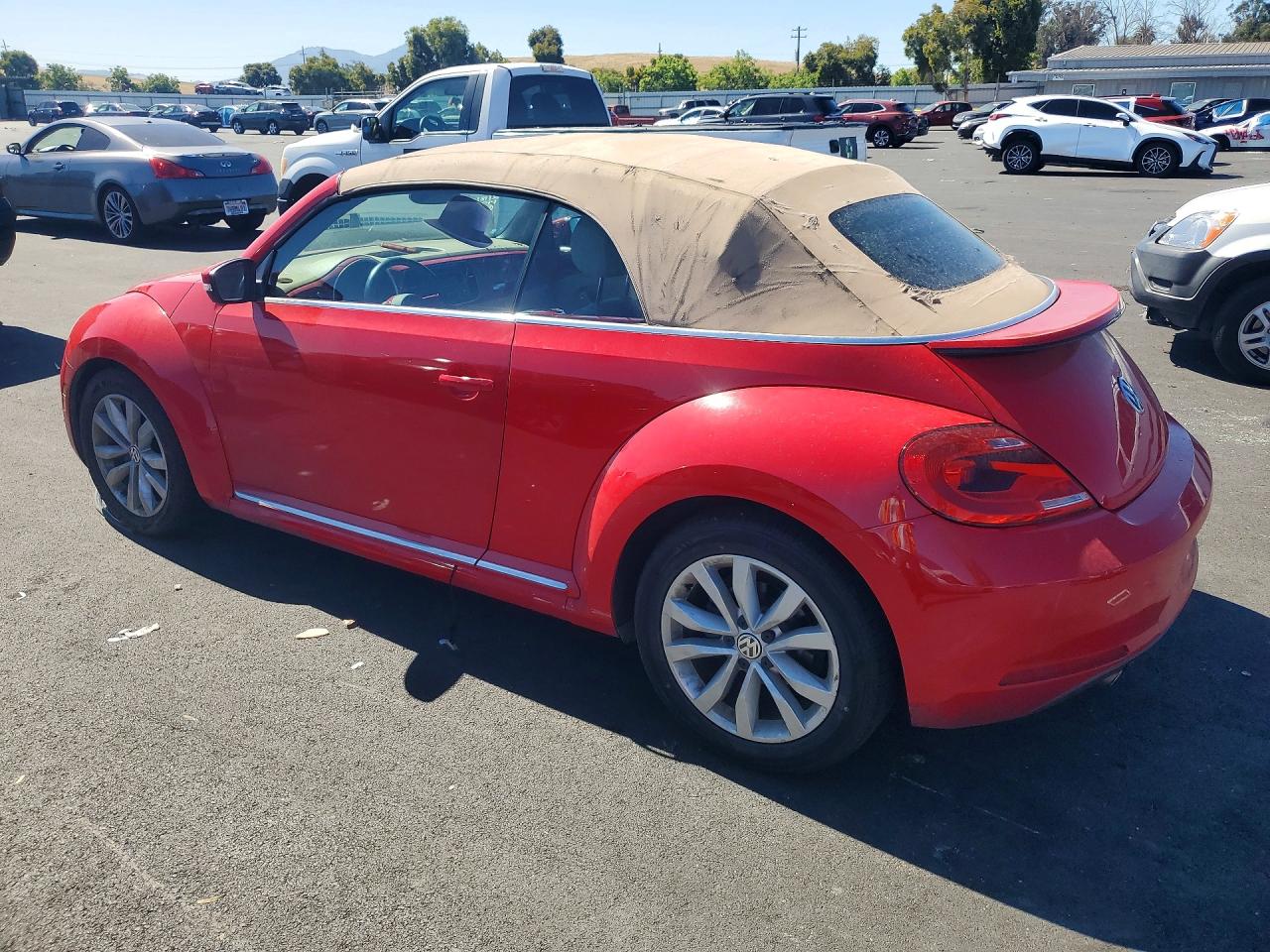 2013 Volkswagen Beetle Red vin: 3VW5P7AT8DM800368