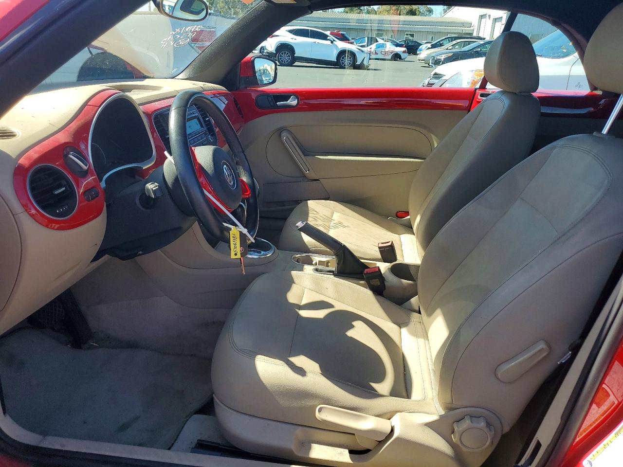 2013 Volkswagen Beetle Red vin: 3VW5P7AT8DM800368