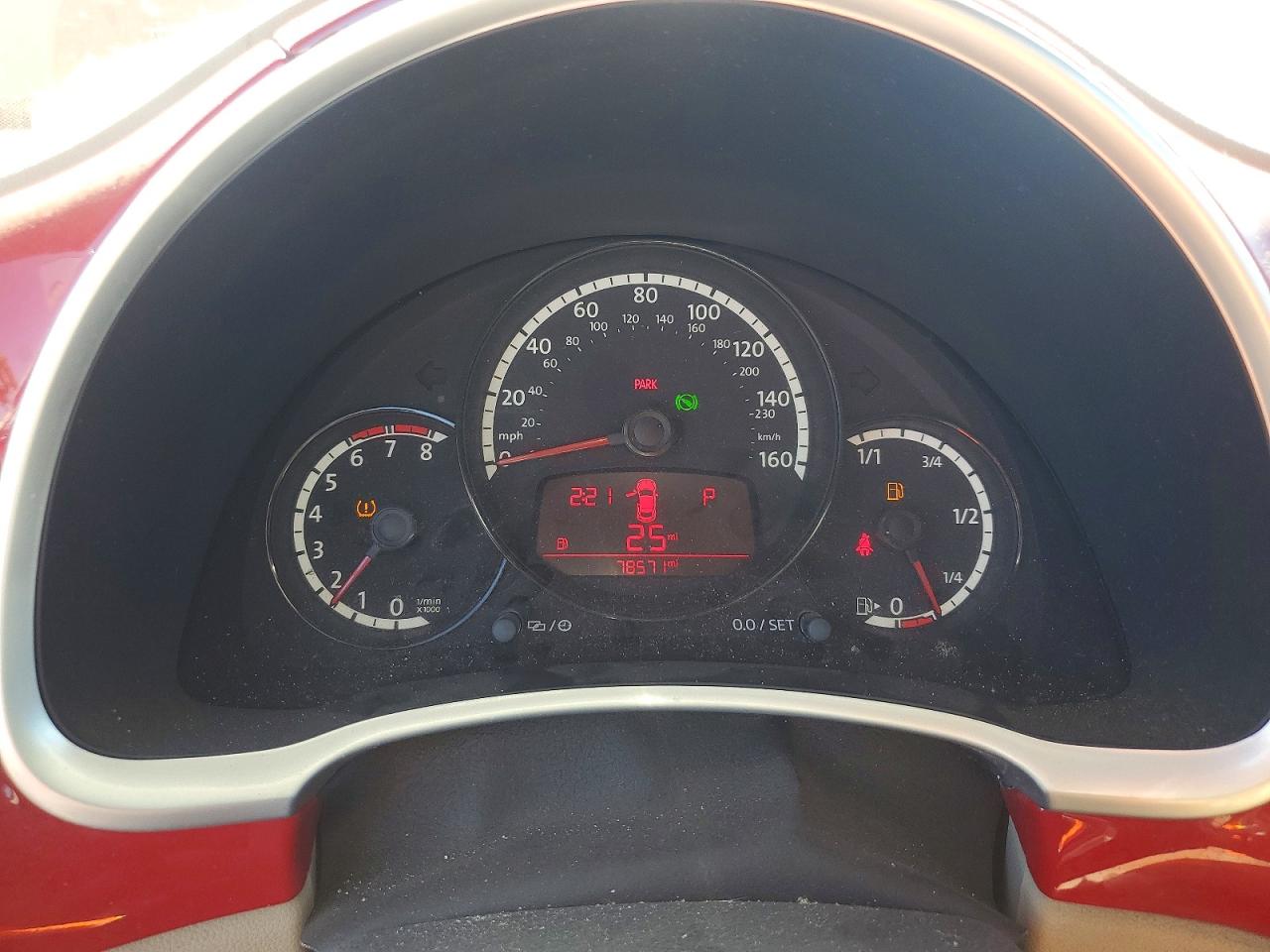 2013 Volkswagen Beetle Red vin: 3VW5P7AT8DM800368
