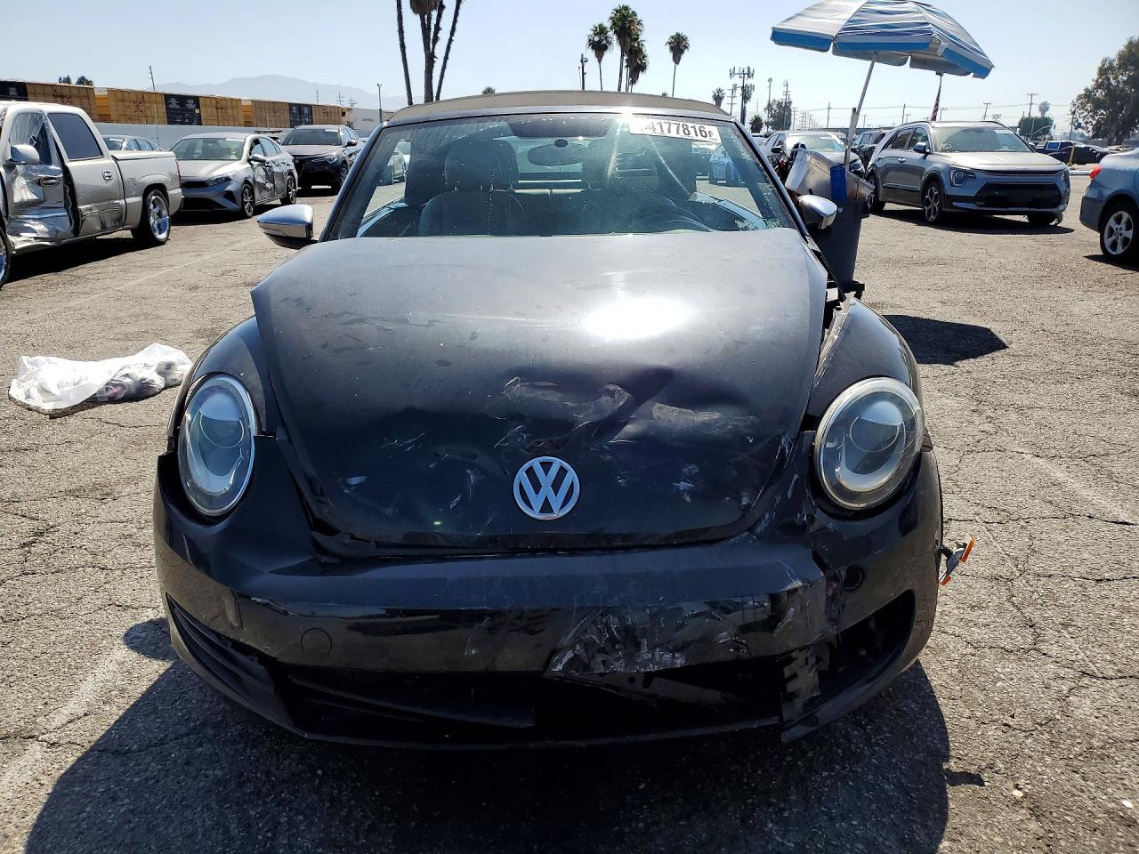 2013 Volkswagen Beetle Black vin: 3VW5P7AT8DM804906