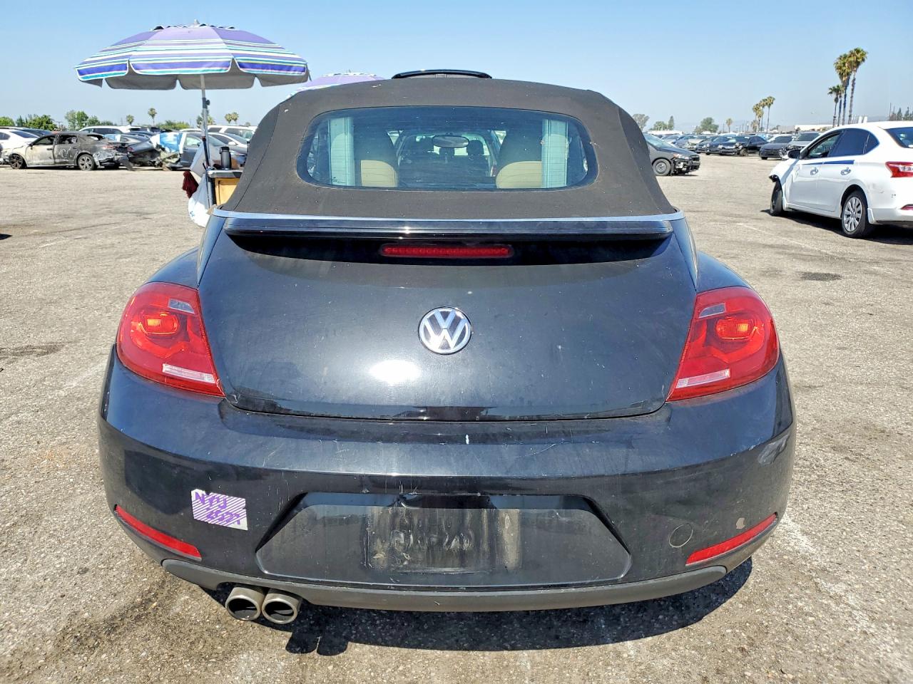 2013 Volkswagen Beetle Black vin: 3VW5P7AT8DM804906
