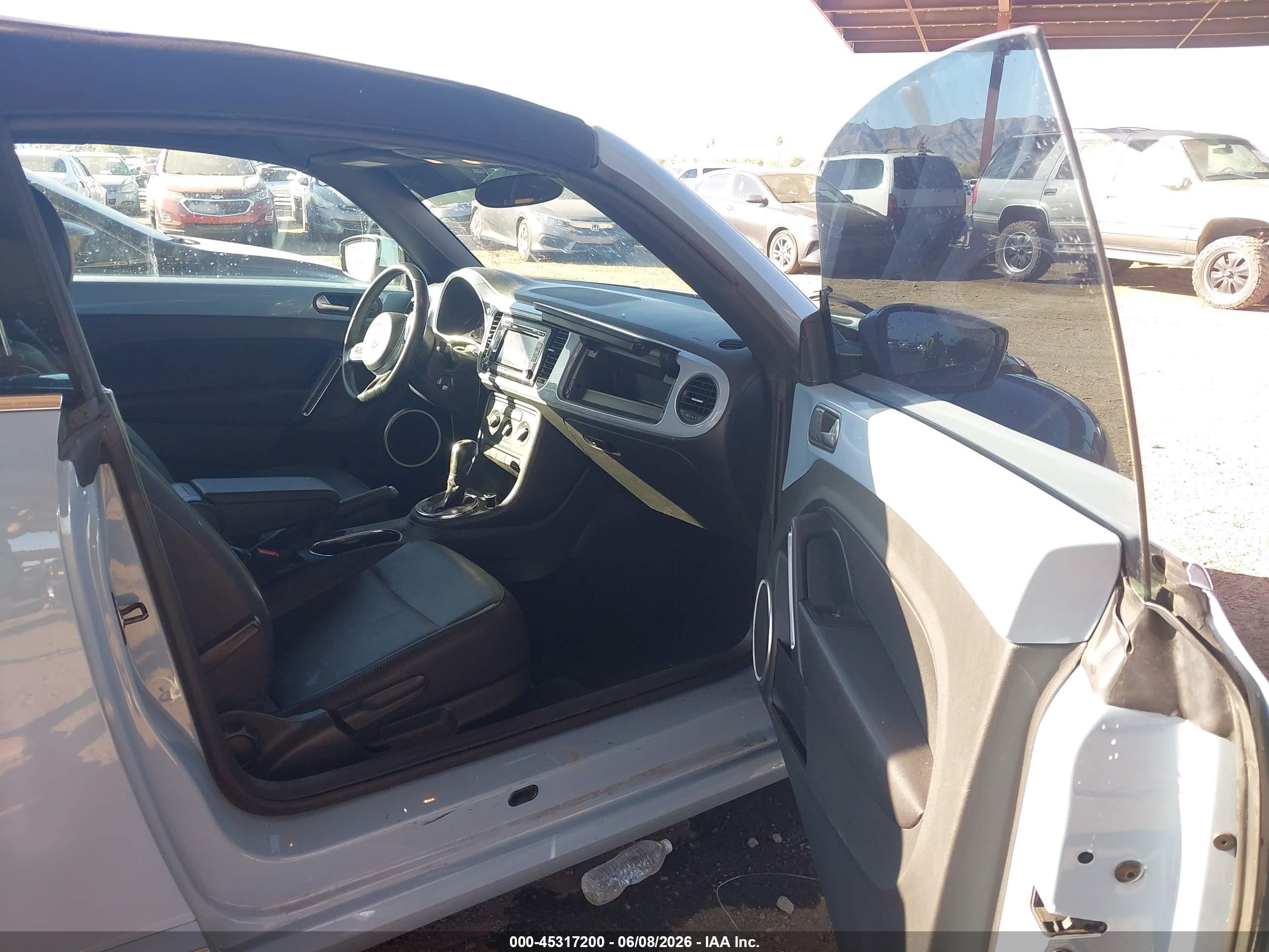 2013 Volkswagen Beetle 2.5l Blue vin: 3VW5P7AT8DM812536