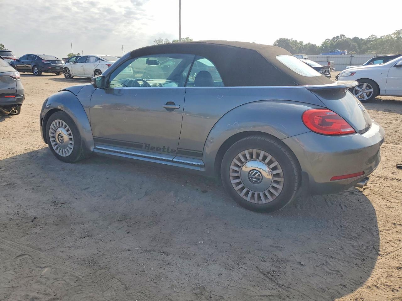 2013 Volkswagen Beetle Gray vin: 3VW5P7AT8DM817221