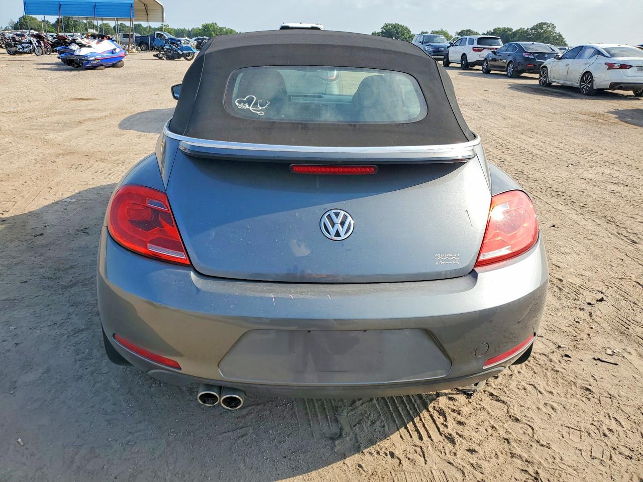 2013 Volkswagen Beetle Gray vin: 3VW5P7AT8DM817221