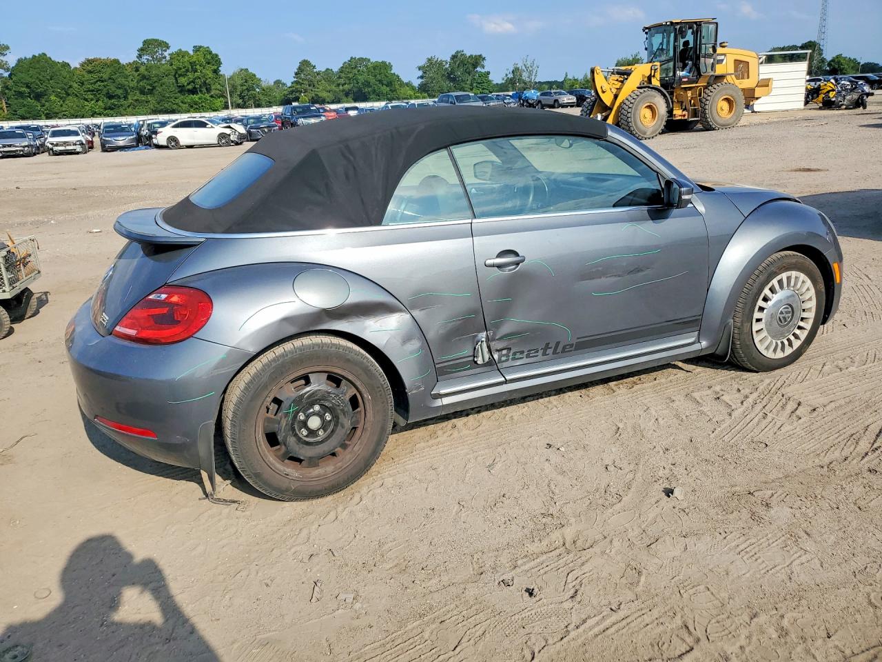 2013 Volkswagen Beetle Gray vin: 3VW5P7AT8DM817221