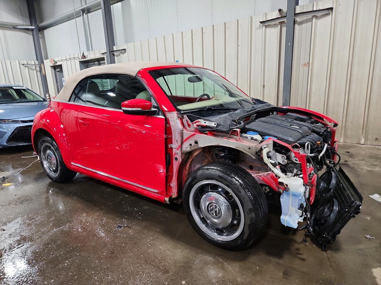 2013 Volkswagen Beetle Red vin: 3VW5P7AT9DM800847