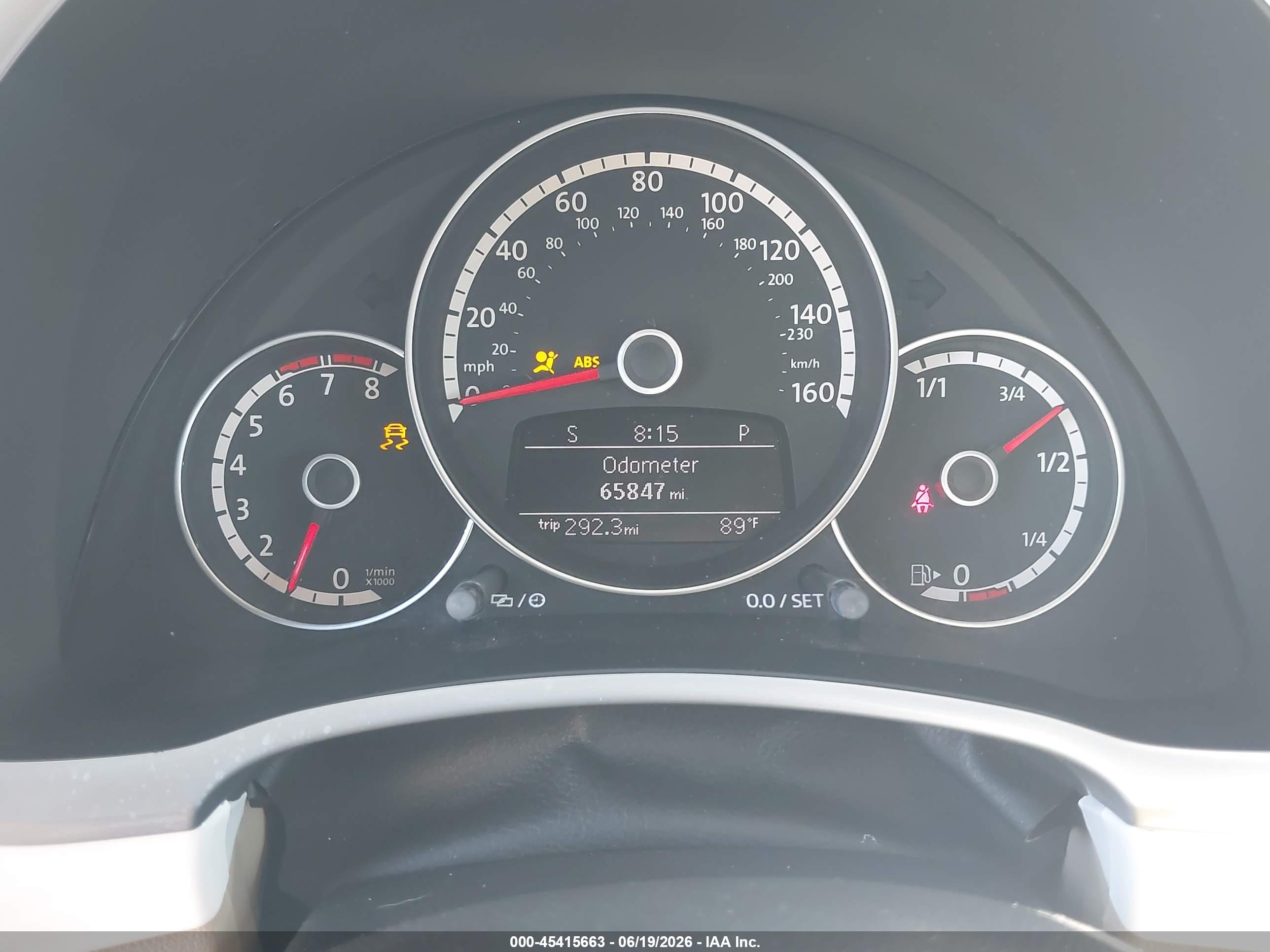 2013 Volkswagen Beetle 2.5l White vin: 3VW5P7AT9DM824887