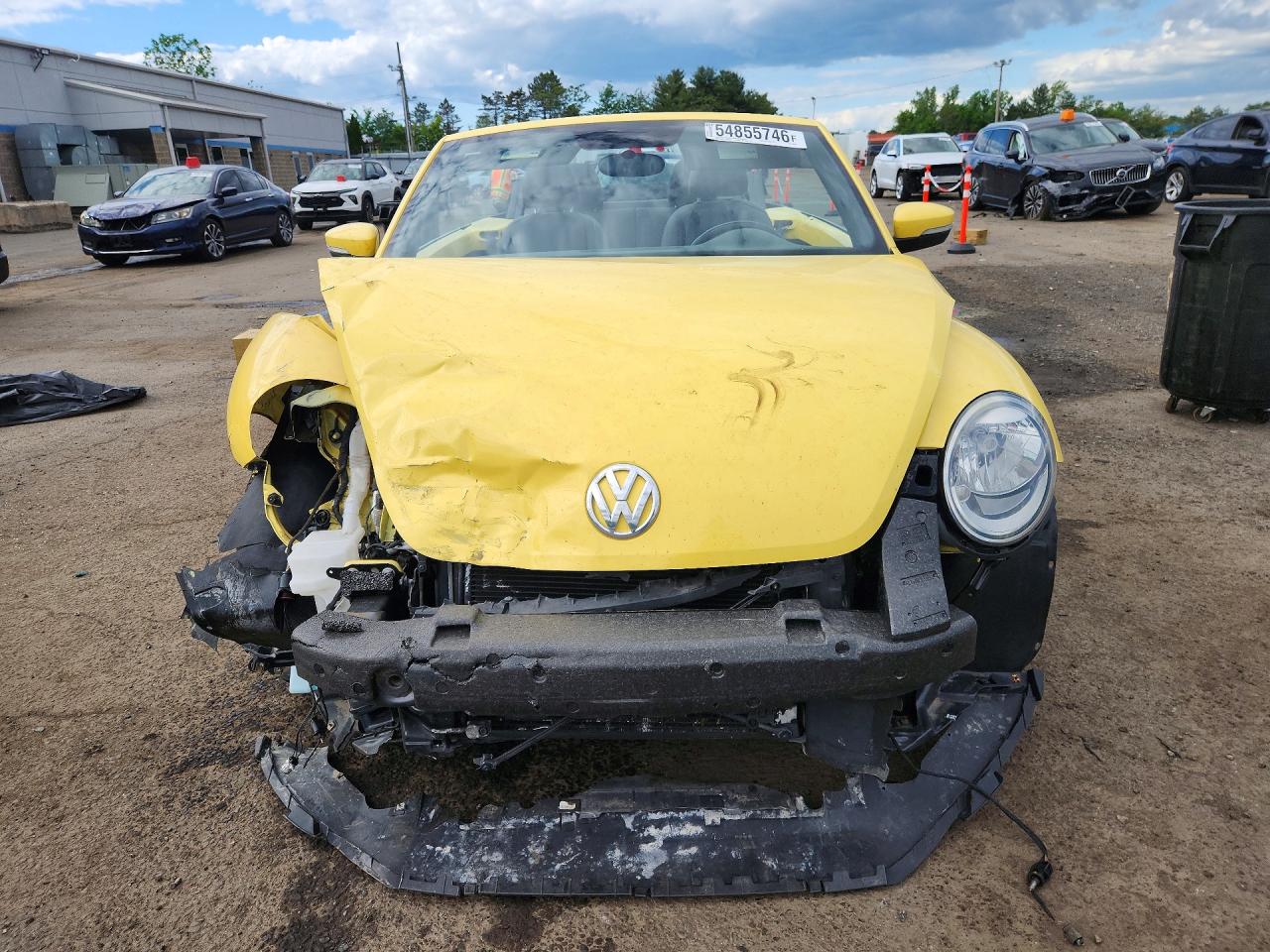 2013 Volkswagen Beetle Желтый vin: 3VW5P7AT9DM832598