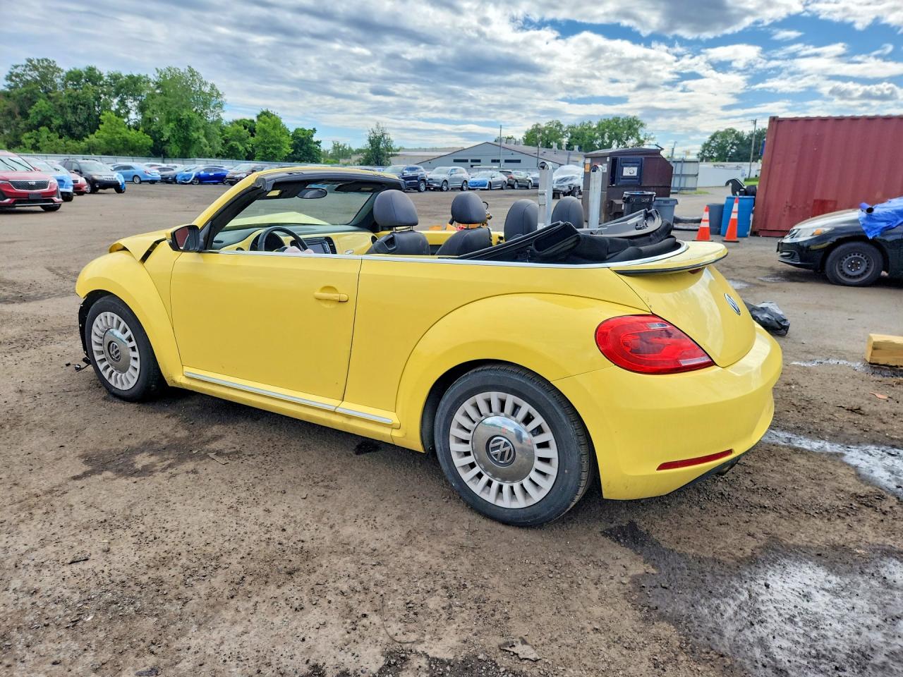 2013 Volkswagen Beetle Желтый vin: 3VW5P7AT9DM832598