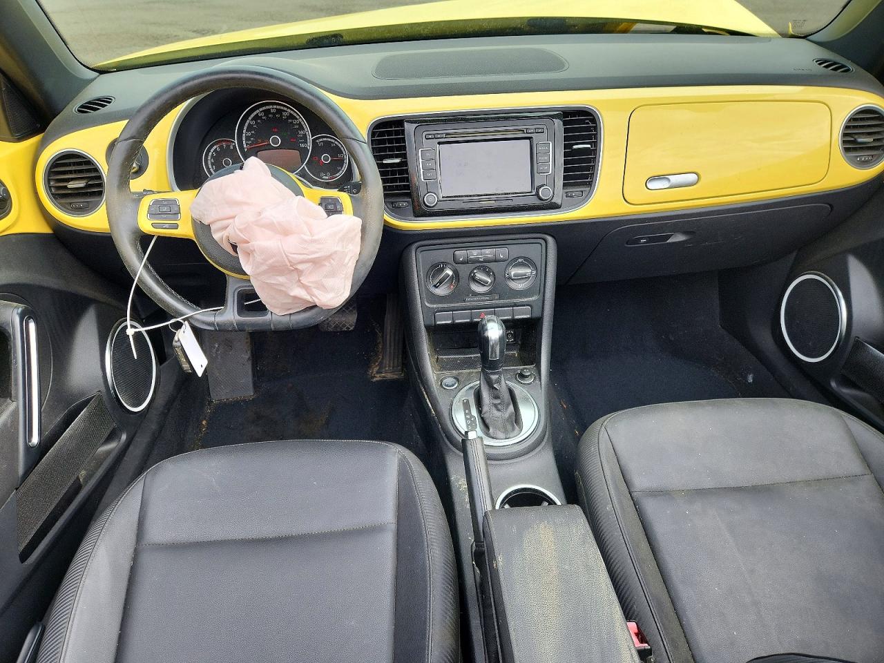 2013 Volkswagen Beetle Желтый vin: 3VW5P7AT9DM832598