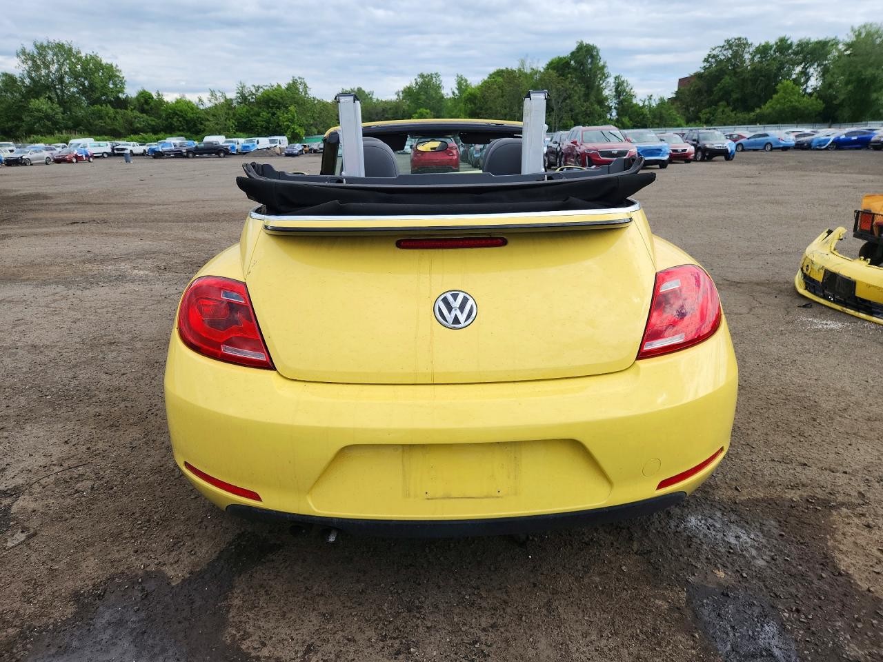 2013 Volkswagen Beetle Желтый vin: 3VW5P7AT9DM832598