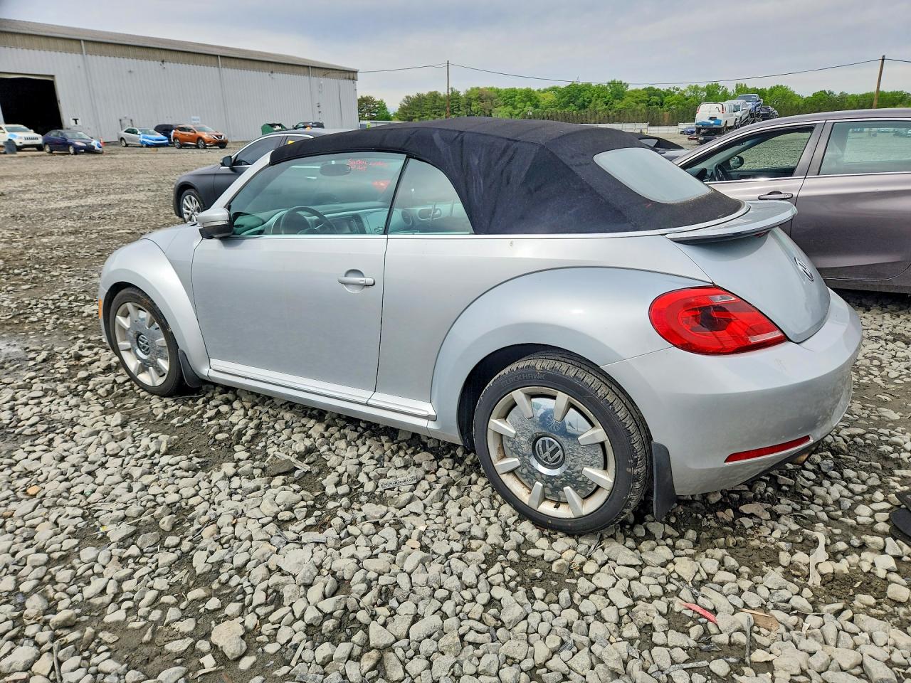 2013 Volkswagen Beetle Silver vin: 3VW5P7ATXDM802414