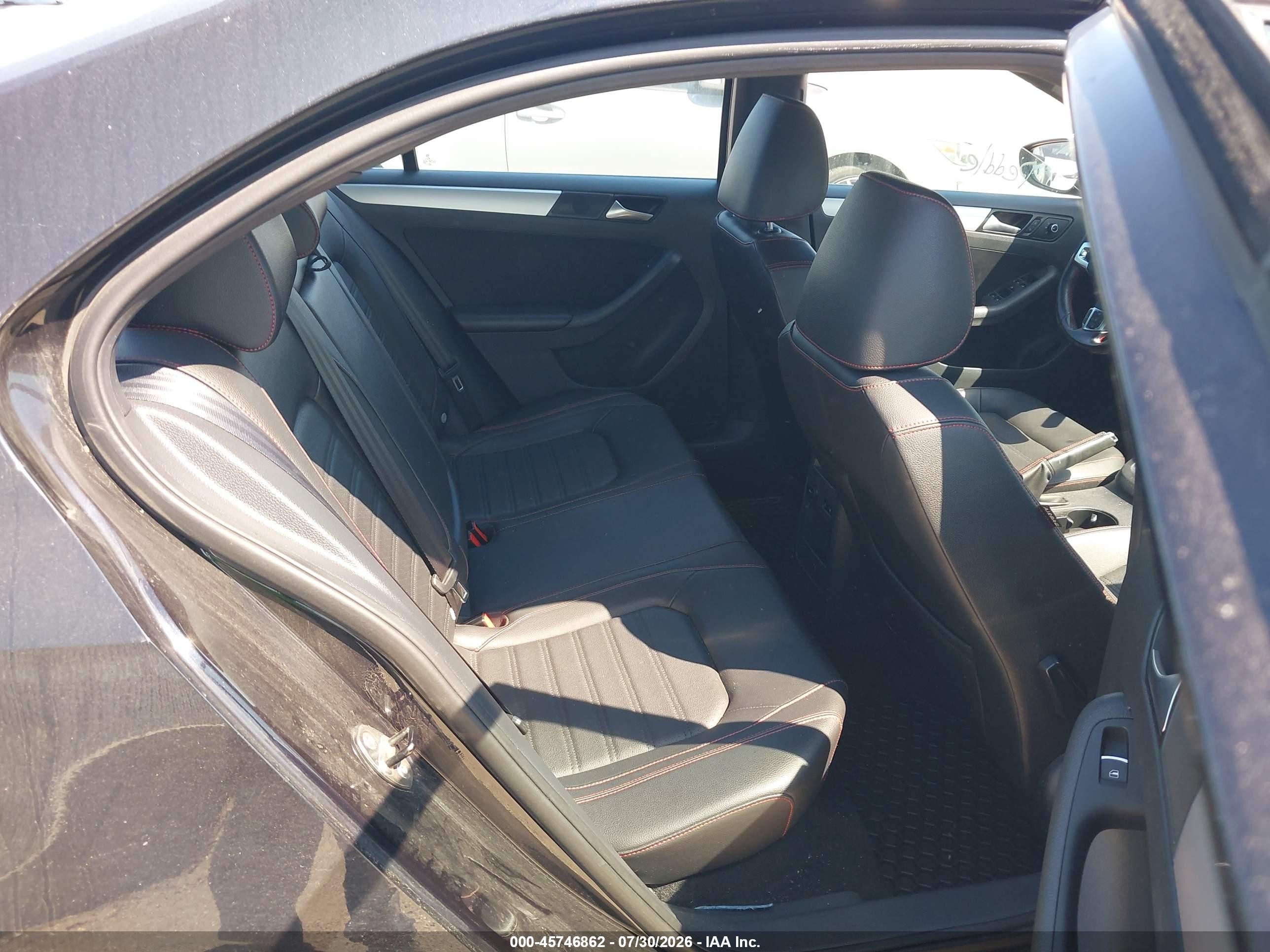 2014 Volkswagen Jetta Gli Autobahn W/nav Black vin: 3VW5S7AJ0EM397291