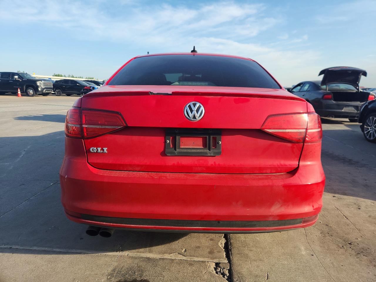 2015 Volkswagen Jetta Gli Red vin: 3VW5S7AJ0FM334774