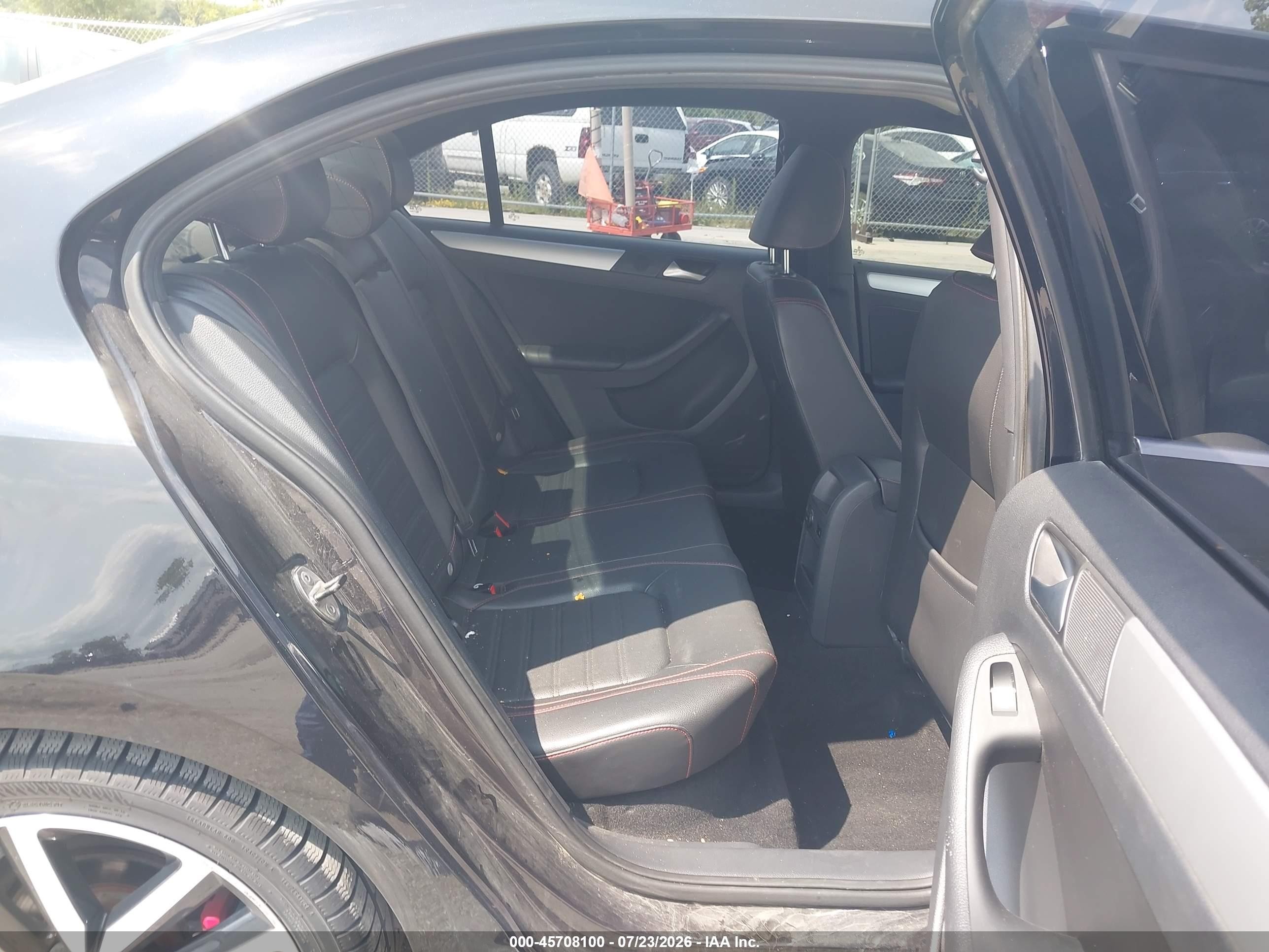 2014 Volkswagen Jetta Gli Autobahn Black vin: 3VW5S7AJXEM397394