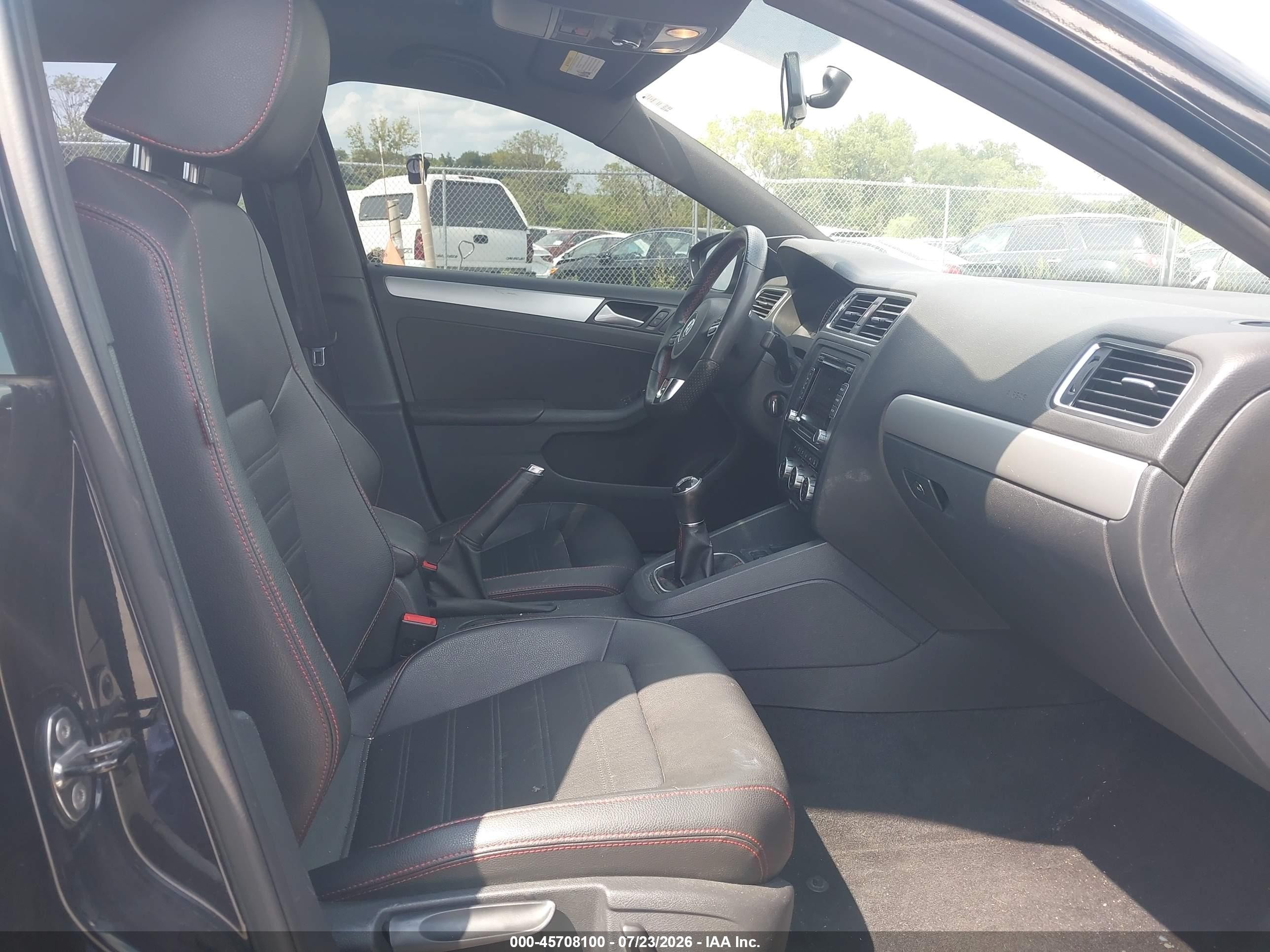 2014 Volkswagen Jetta Gli Autobahn Black vin: 3VW5S7AJXEM397394