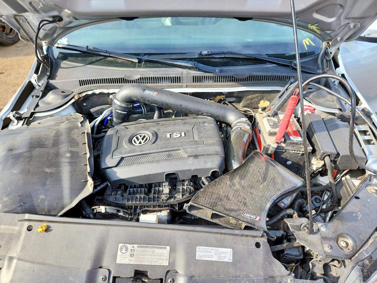 2014 Volkswagen Jetta Gli Silver vin: 3VW5T7AJ0EM385560