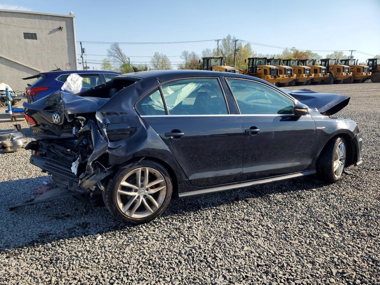 2017 Volkswagen Jetta Gli Black vin: 3VW5T7AJ4HM338066