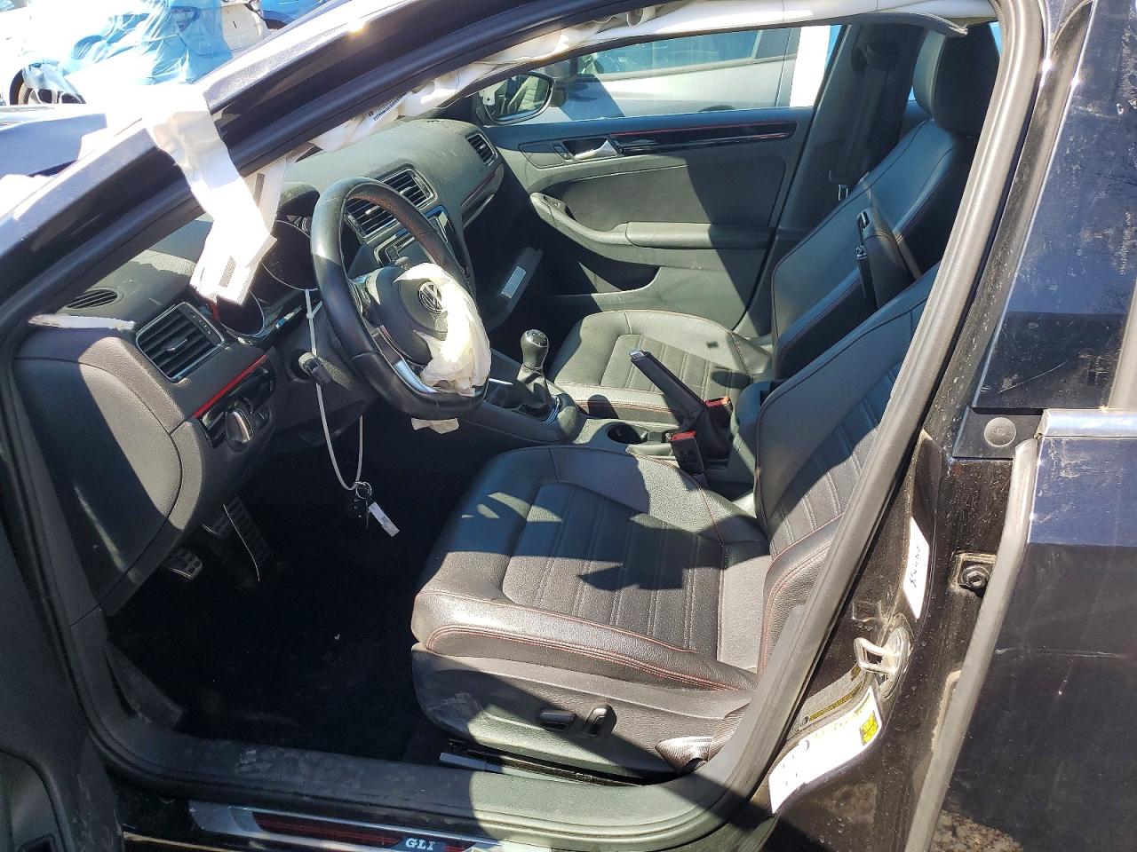 2017 Volkswagen Jetta Gli Black vin: 3VW5T7AJ4HM338066