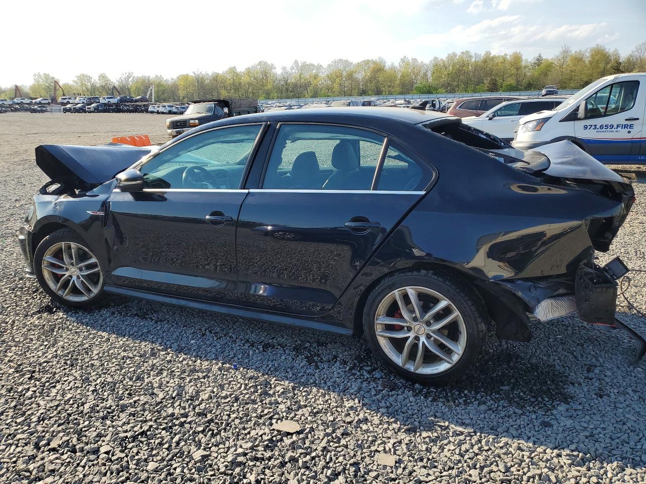2017 Volkswagen Jetta Gli Black vin: 3VW5T7AJ4HM338066