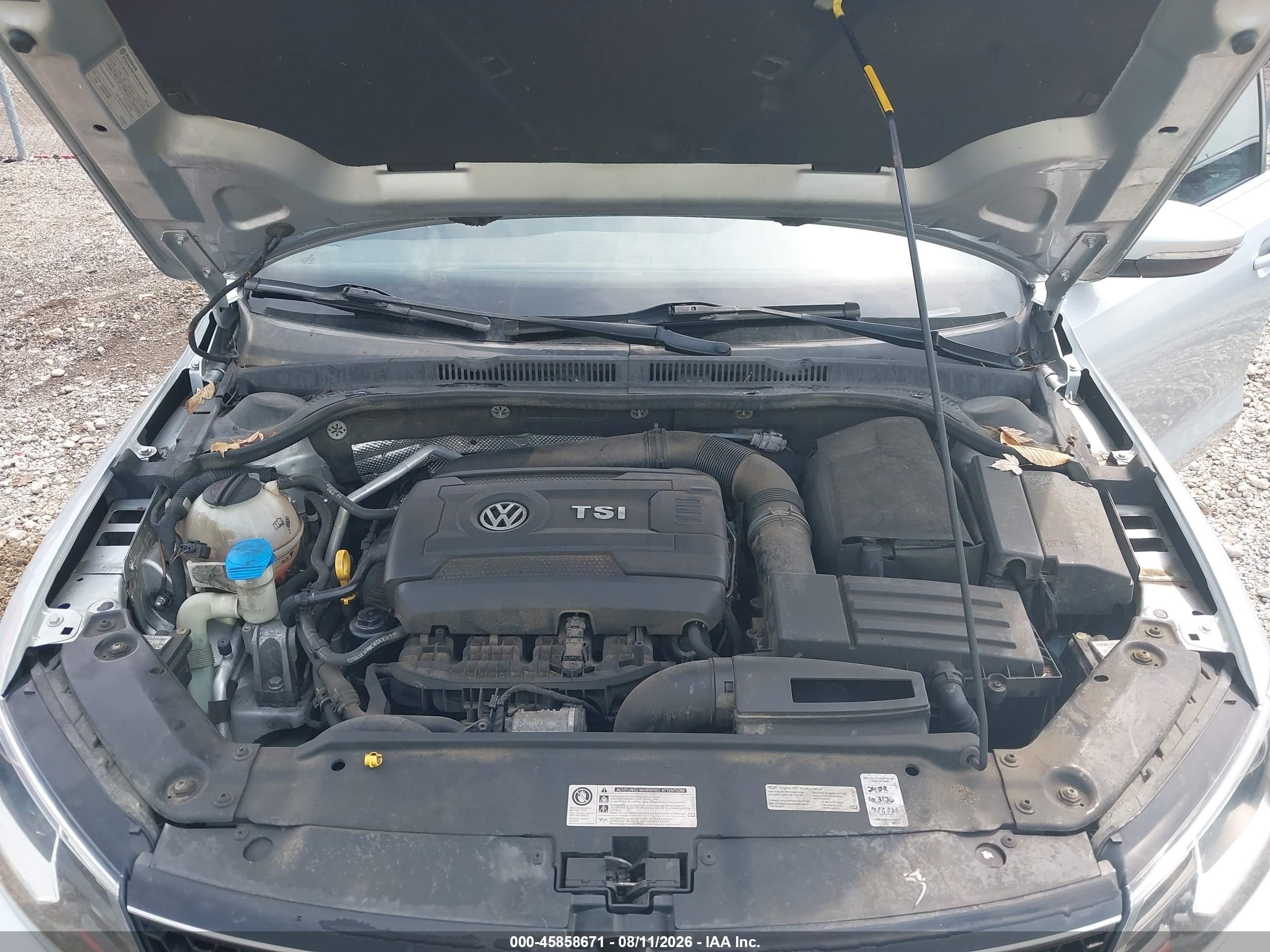 2015 Volkswagen Jetta 2.0t Gli Sel Silver vin: 3VW5T7AJ5FM340938