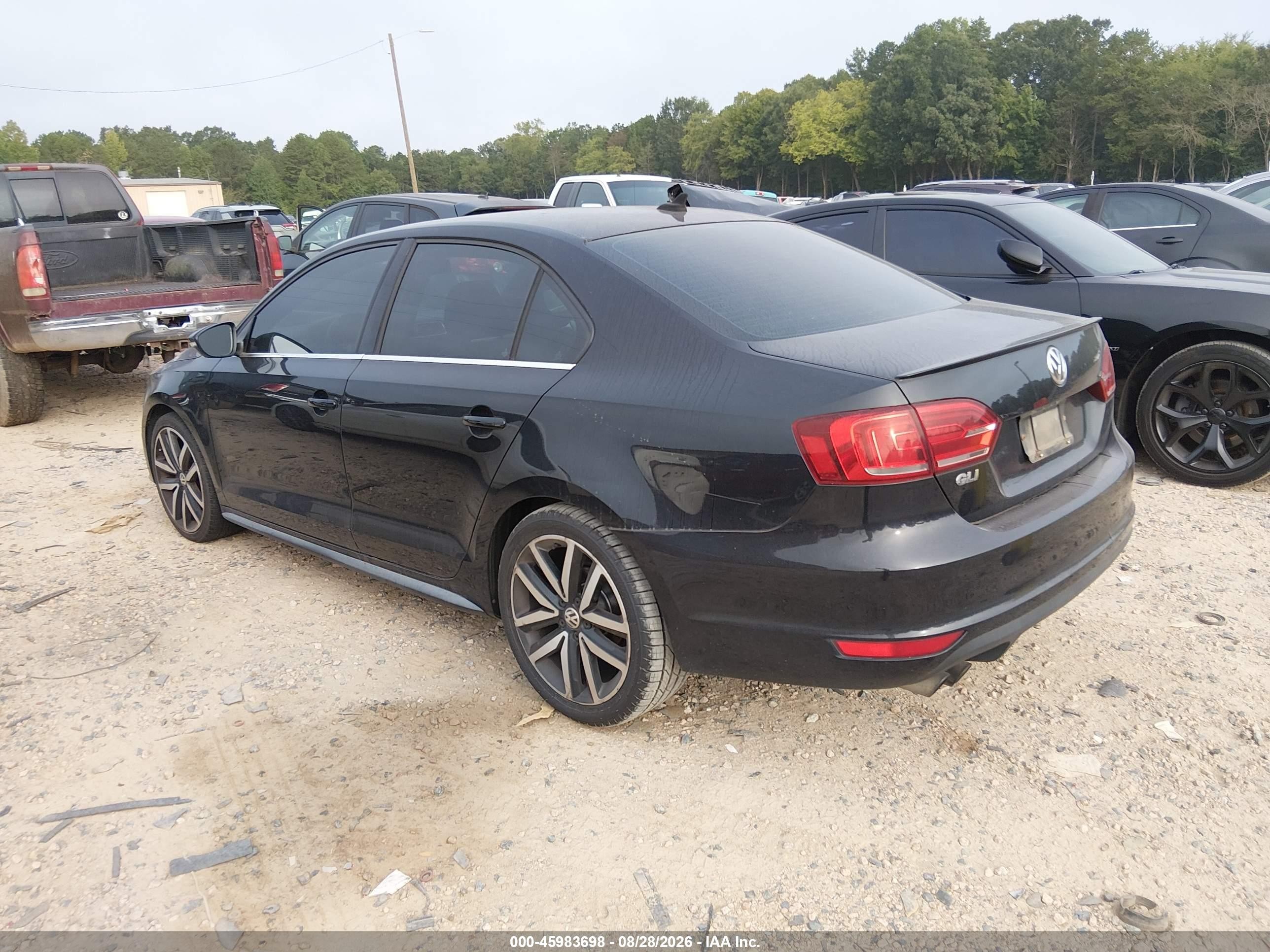 2014 Volkswagen Jetta Gli Autobahn W/nav Black vin: 3VW5T7AJ7EM391582