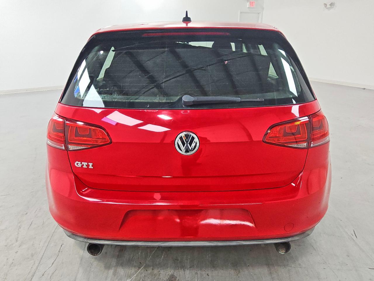 2015 Volkswagen Gti Red vin: 3VW5T7AU0FM028357