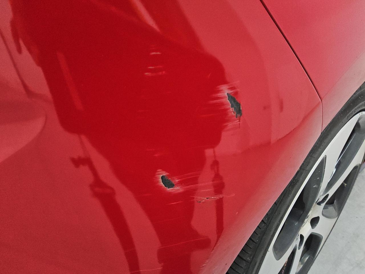 2015 Volkswagen Gti Red vin: 3VW5T7AU0FM028357 Damage: Rear Bumper/Cover, Scraped, 7 To 8 Inches