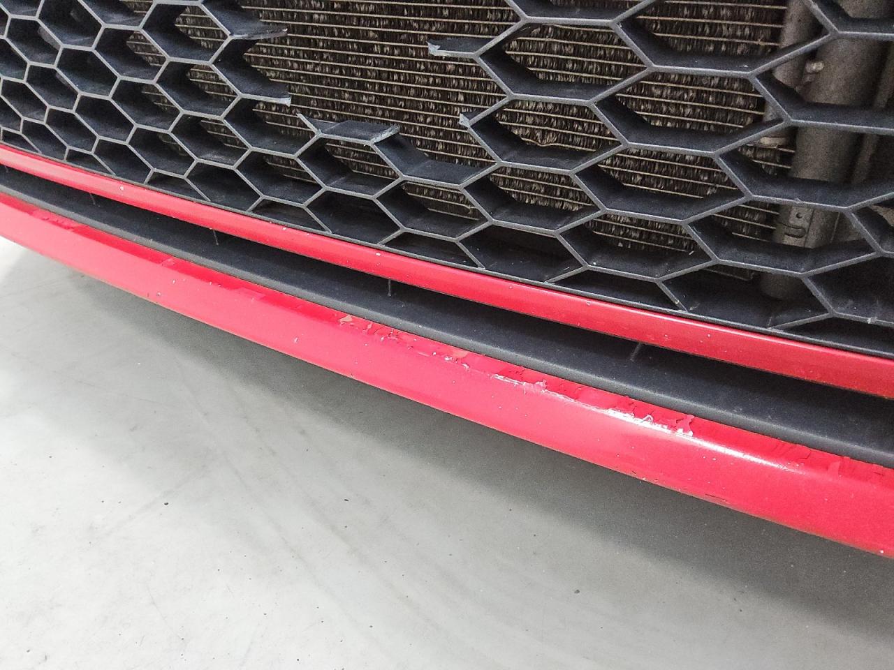 2015 Volkswagen Gti Red vin: 3VW5T7AU0FM028357 Damage: Front Bumper/Cover, Peeling, 11 To 12 Inches
