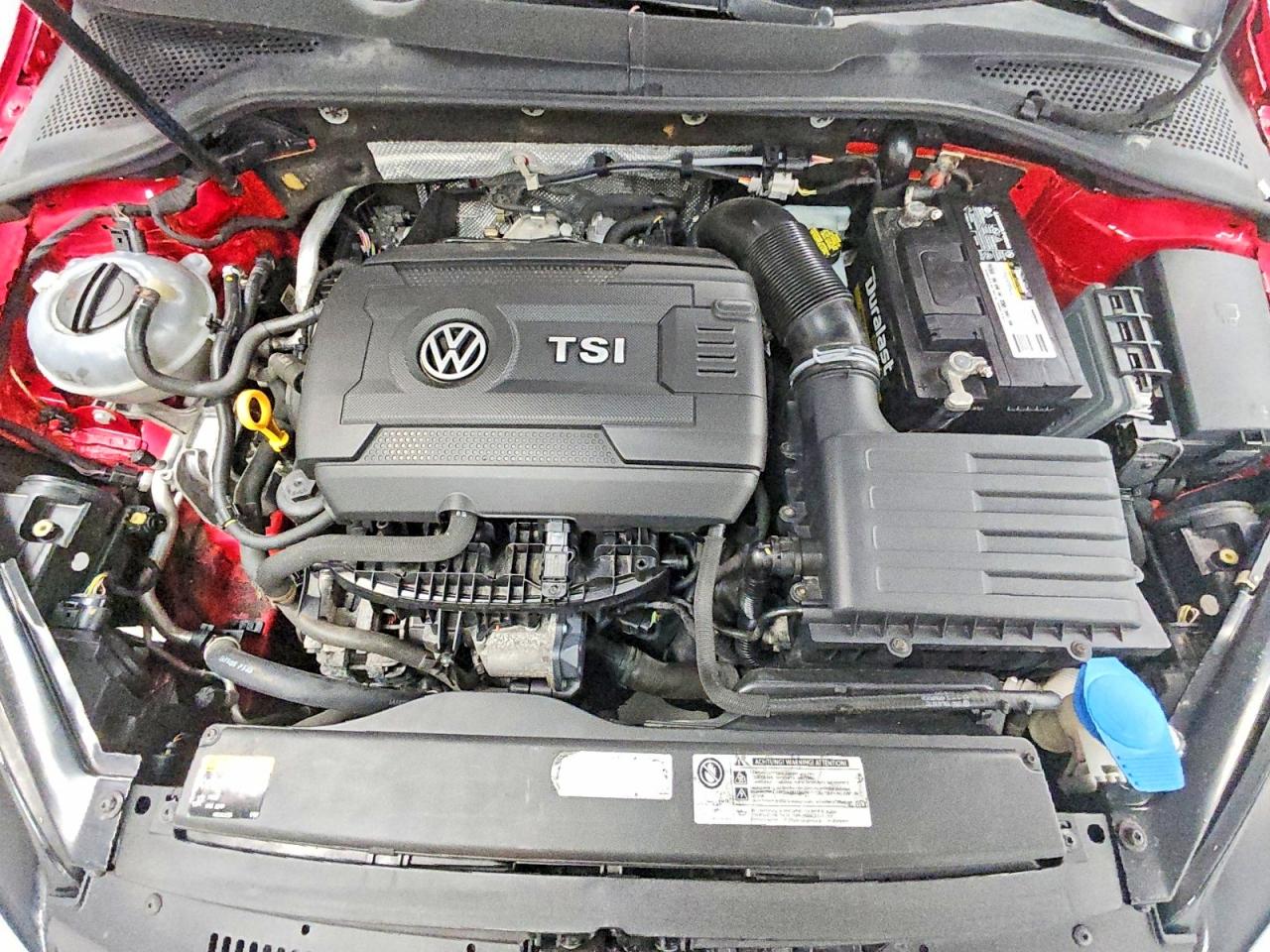 2015 Volkswagen Gti Red vin: 3VW5T7AU0FM028357