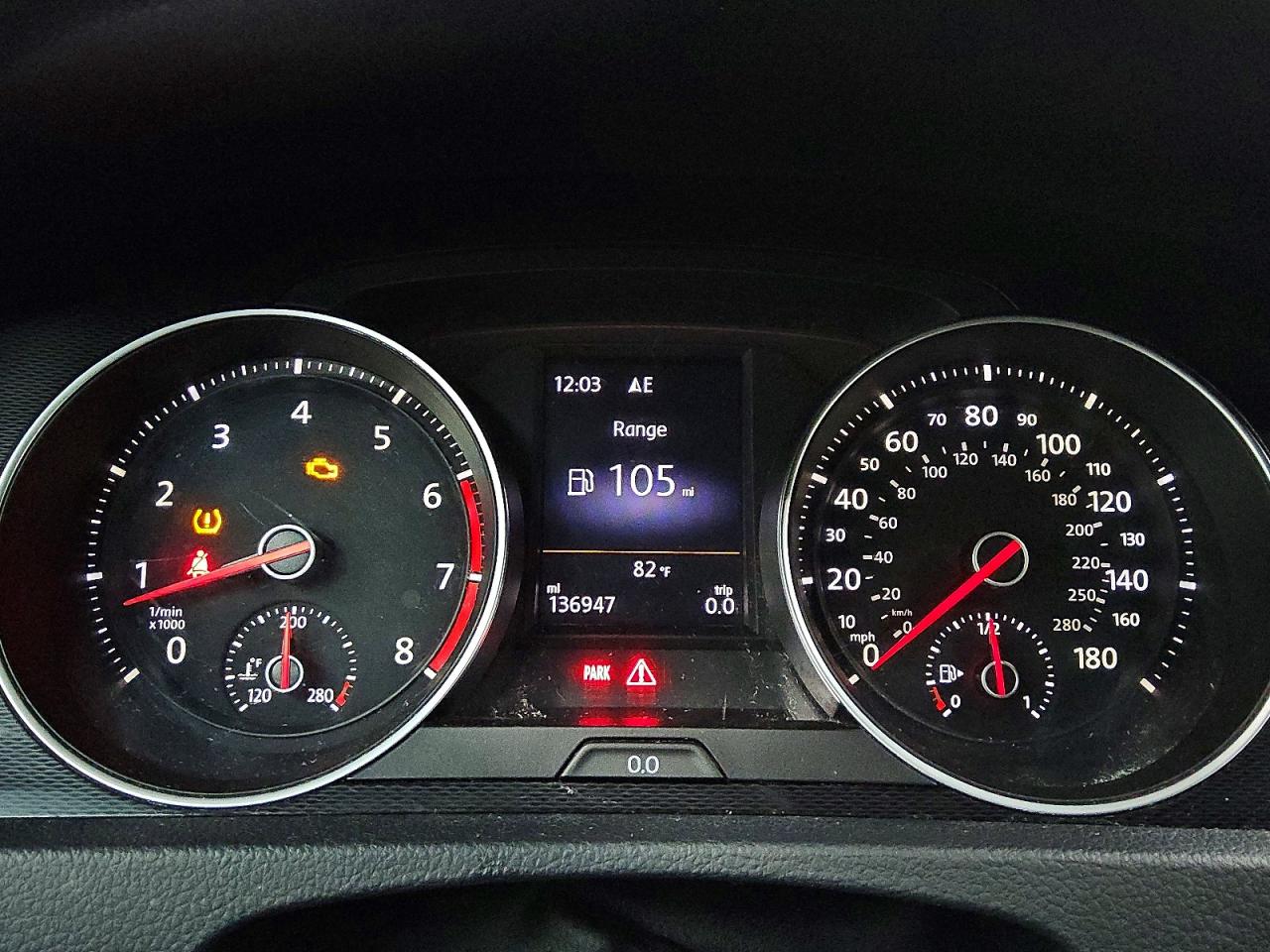 2015 Volkswagen Gti Red vin: 3VW5T7AU0FM028357