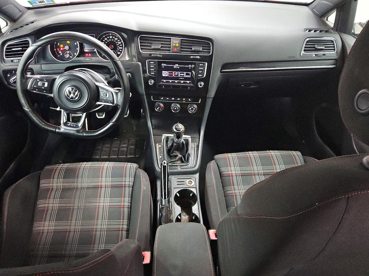 2015 Volkswagen Gti Red vin: 3VW5T7AU0FM028357