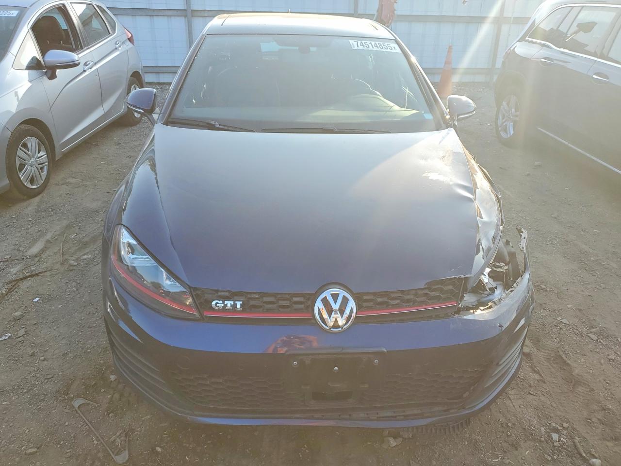 2015 Volkswagen Gti Blue vin: 3VW5T7AU3FM014906