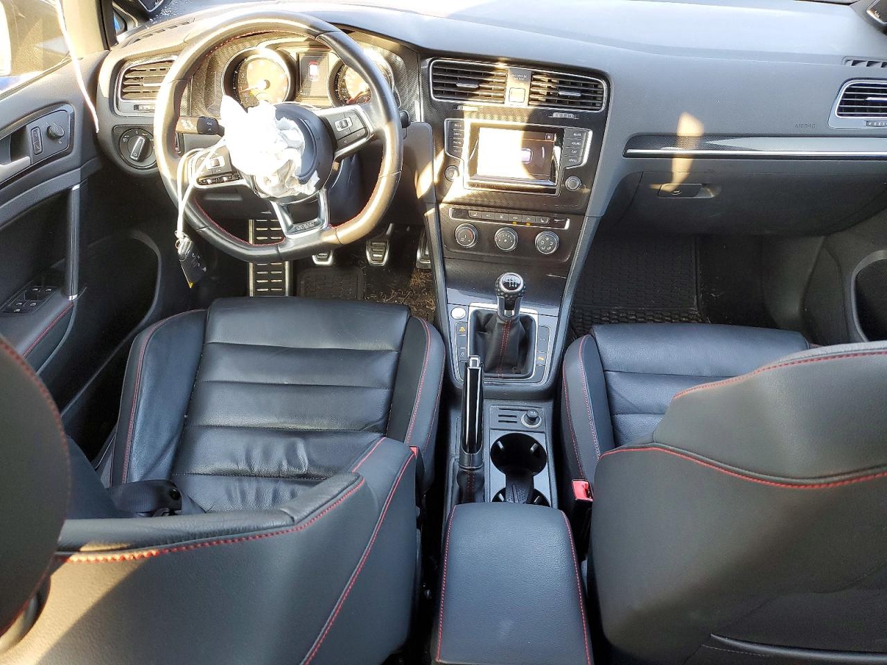2015 Volkswagen Gti Blue vin: 3VW5T7AU3FM014906