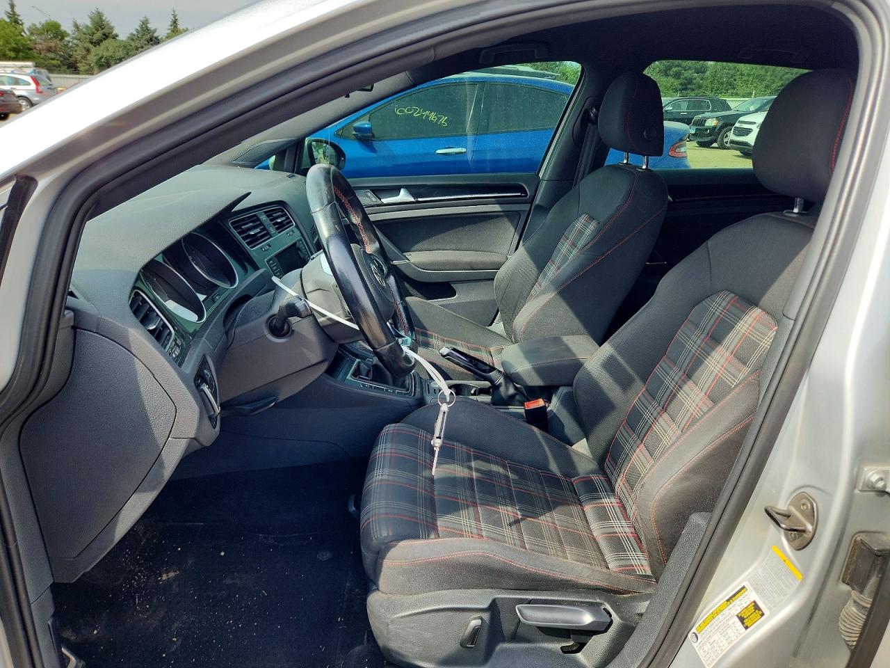 2015 Volkswagen Gti Silver vin: 3VW5T7AU3FM085717