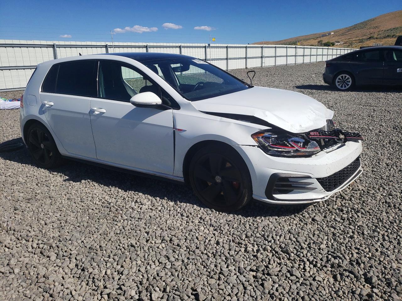 2020 Volkswagen Gti S White vin: 3VW5T7AU3LM001472
