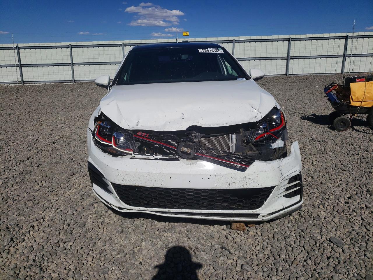 2020 Volkswagen Gti S White vin: 3VW5T7AU3LM001472