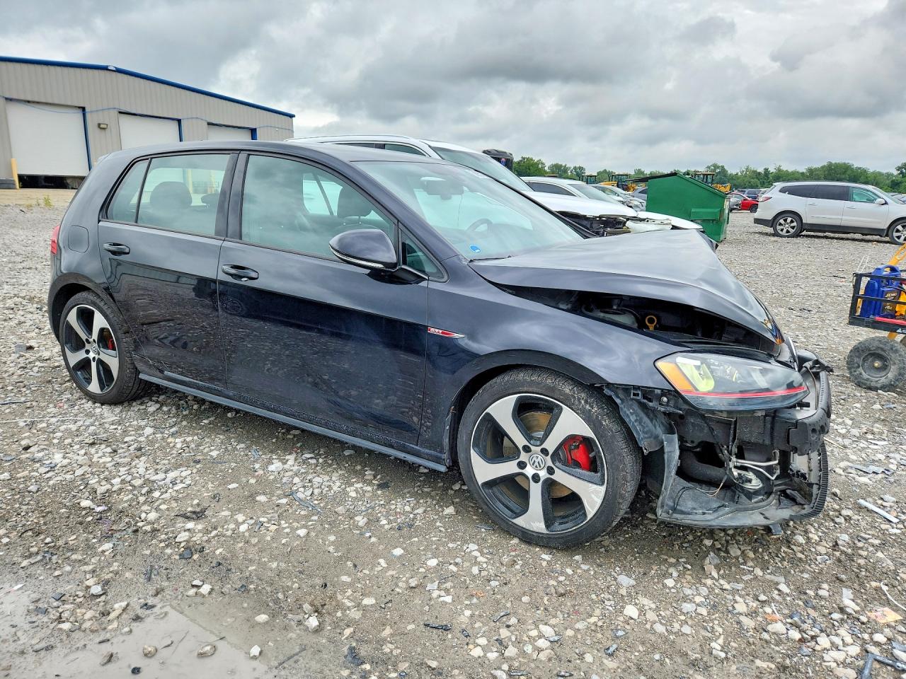 2015 Volkswagen Gti Black vin: 3VW5T7AU4FM015823