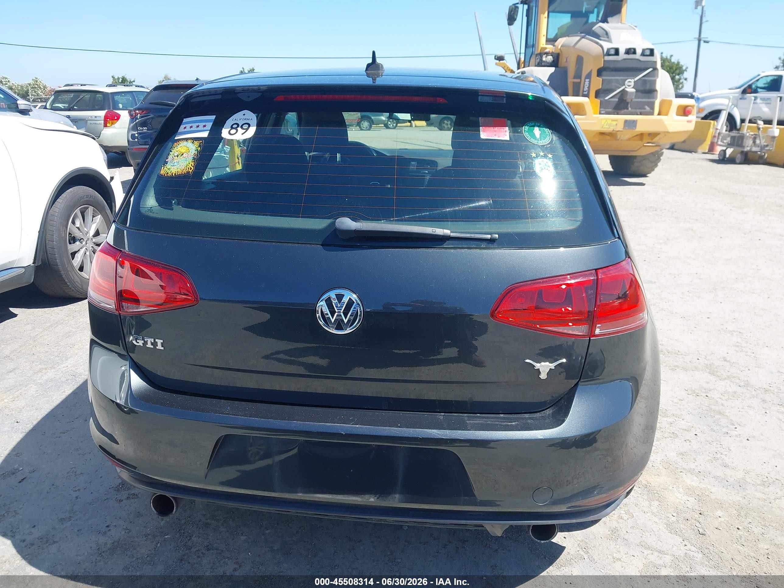 2015 Volkswagen Golf Gti 2.0t S 4-door Gray vin: 3VW5T7AU4FM062365