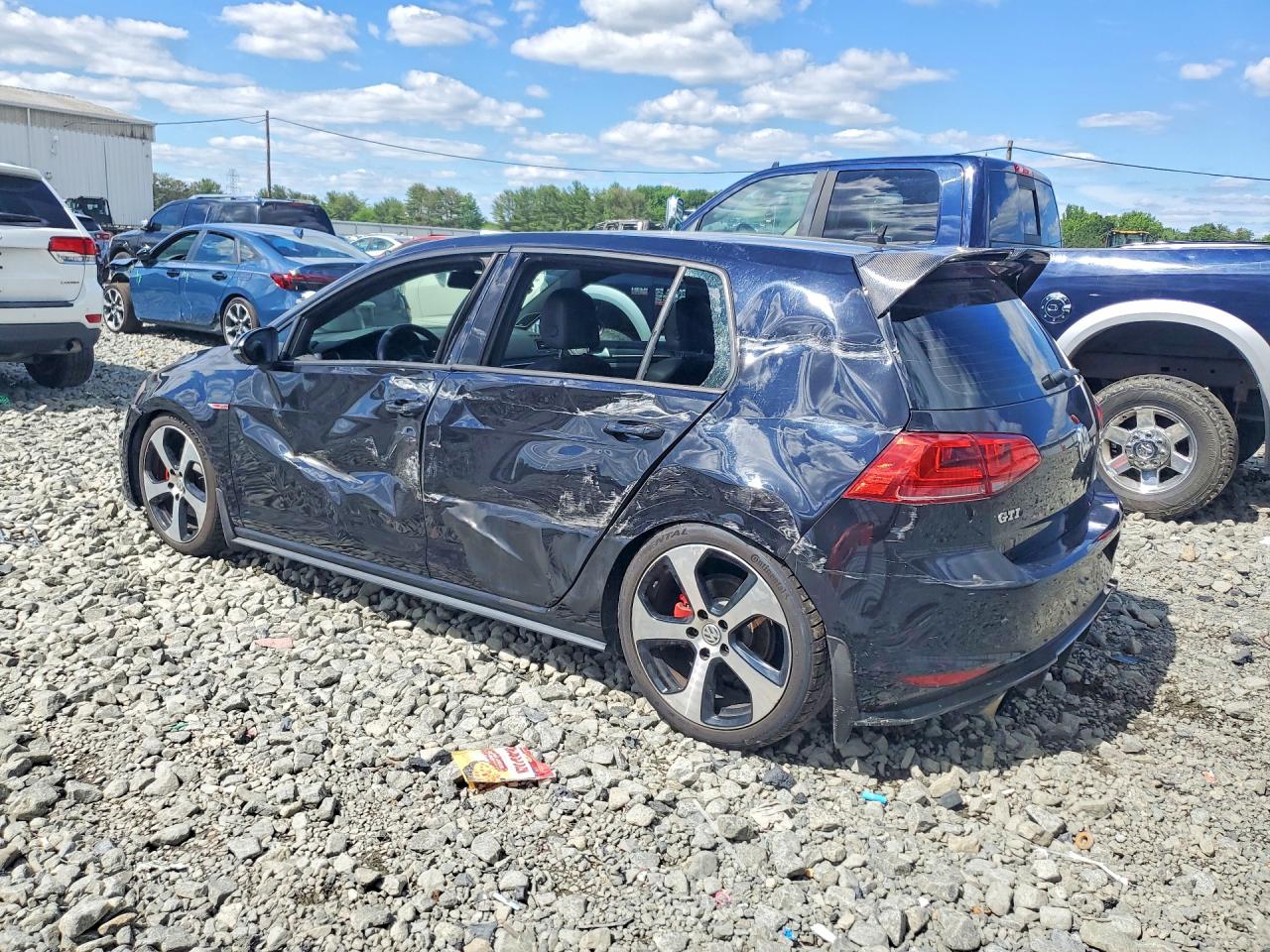 2015 Volkswagen Gti Black vin: 3VW5T7AU4FM102895