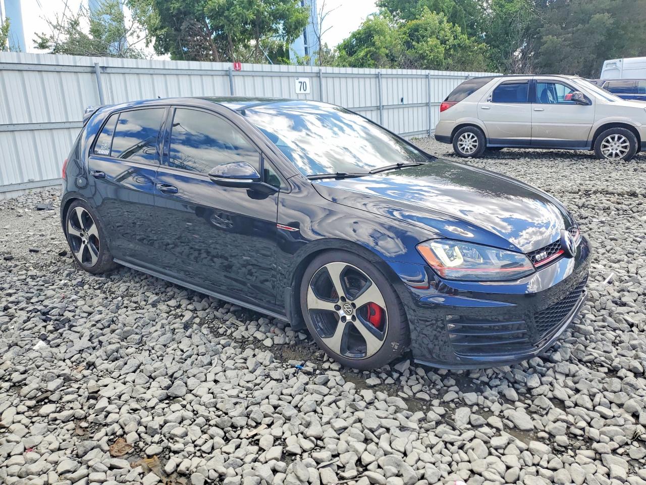 2015 Volkswagen Gti Black vin: 3VW5T7AU4FM102895