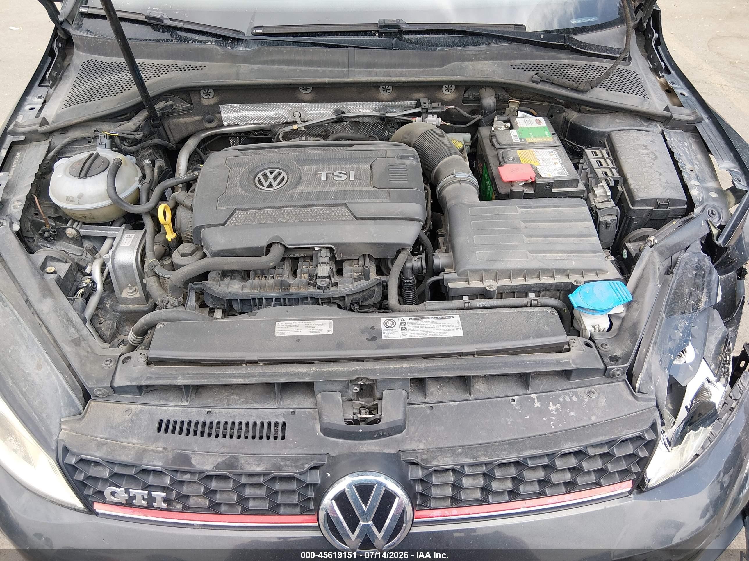2015 Volkswagen Golf Gti 2.0t Se 4-door Черный vin: 3VW5T7AU7FM040649