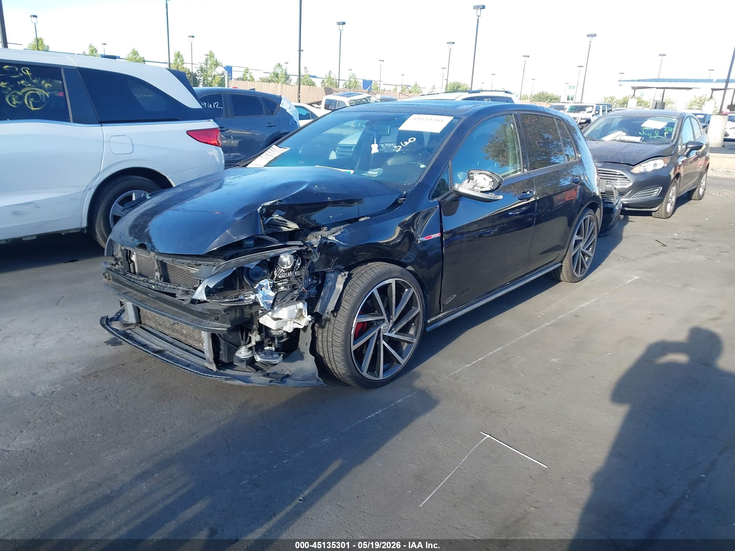 2015 Volkswagen Golf Gti 2.0t Se 4-door Black vin: 3VW5T7AU9FM062040