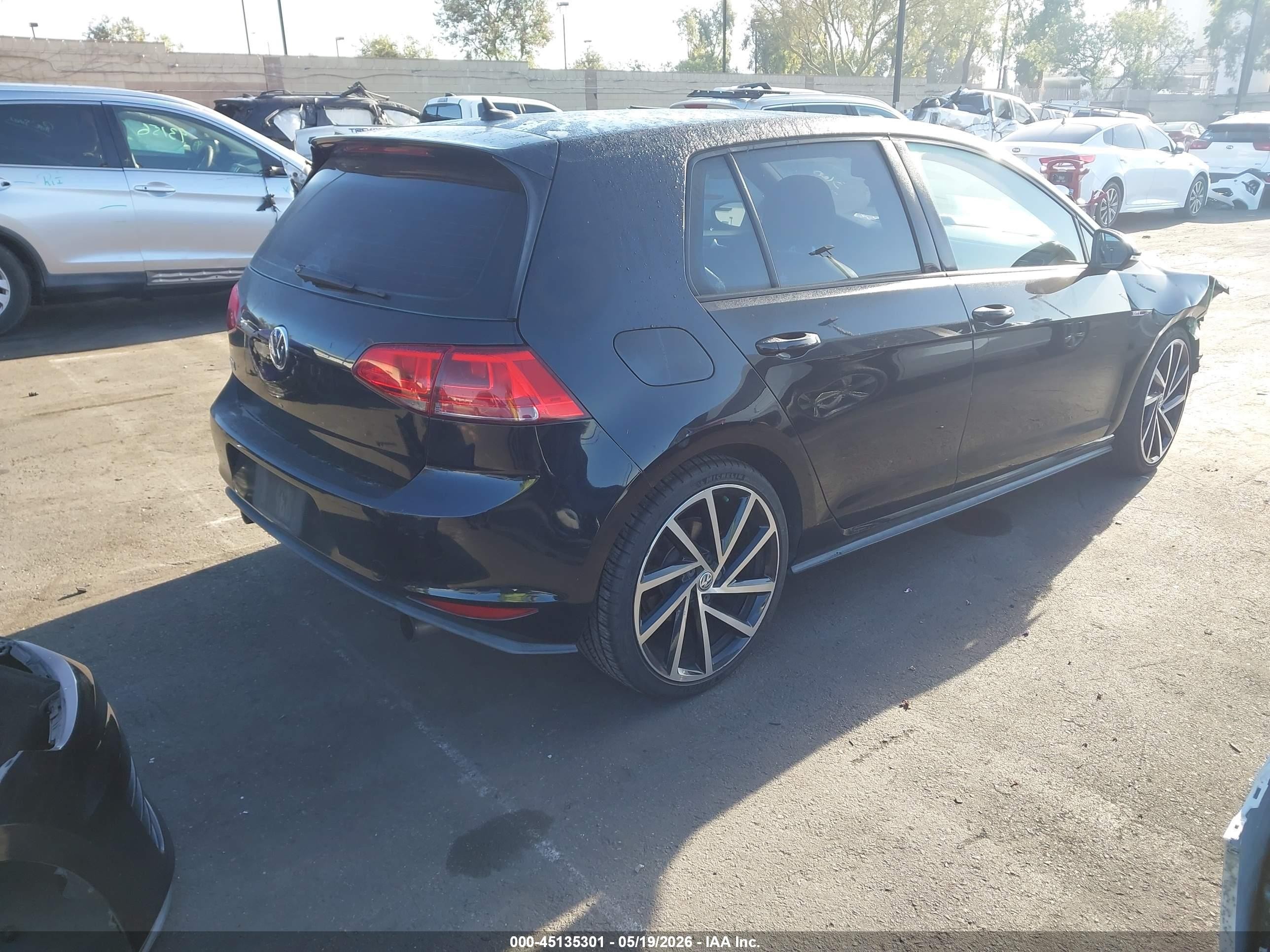 2015 Volkswagen Golf Gti 2.0t Se 4-door Black vin: 3VW5T7AU9FM062040