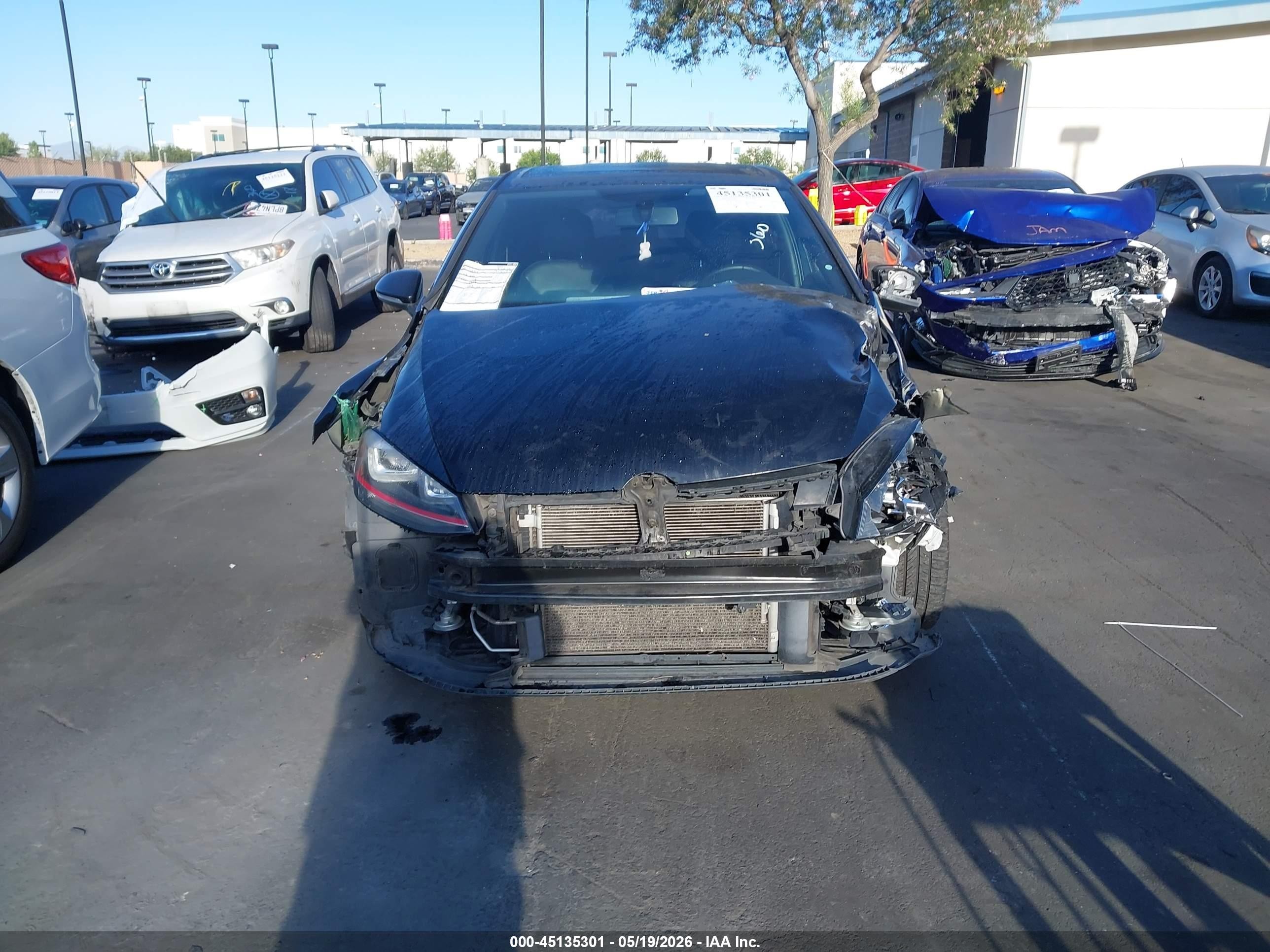 2015 Volkswagen Golf Gti 2.0t Se 4-door Black vin: 3VW5T7AU9FM062040