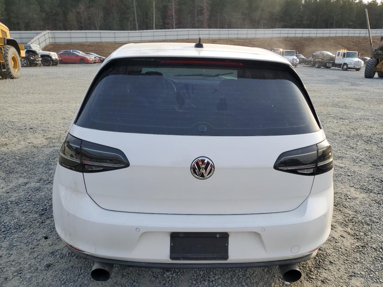 2015 Volkswagen Gti White vin: 3VW5T7AU9FM095040