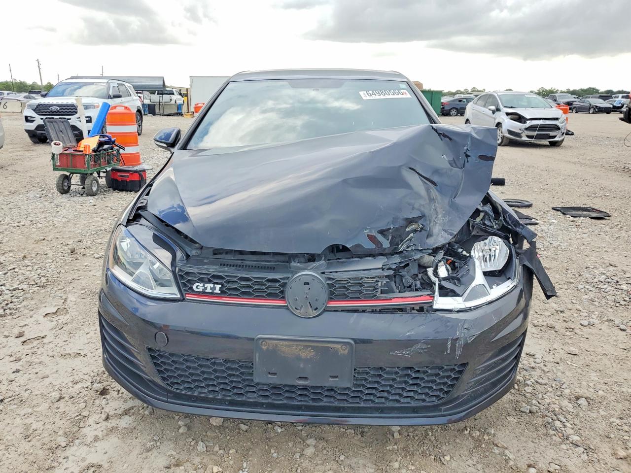 2017 Volkswagen Gti S Black vin: 3VW5T7AUXHM012007