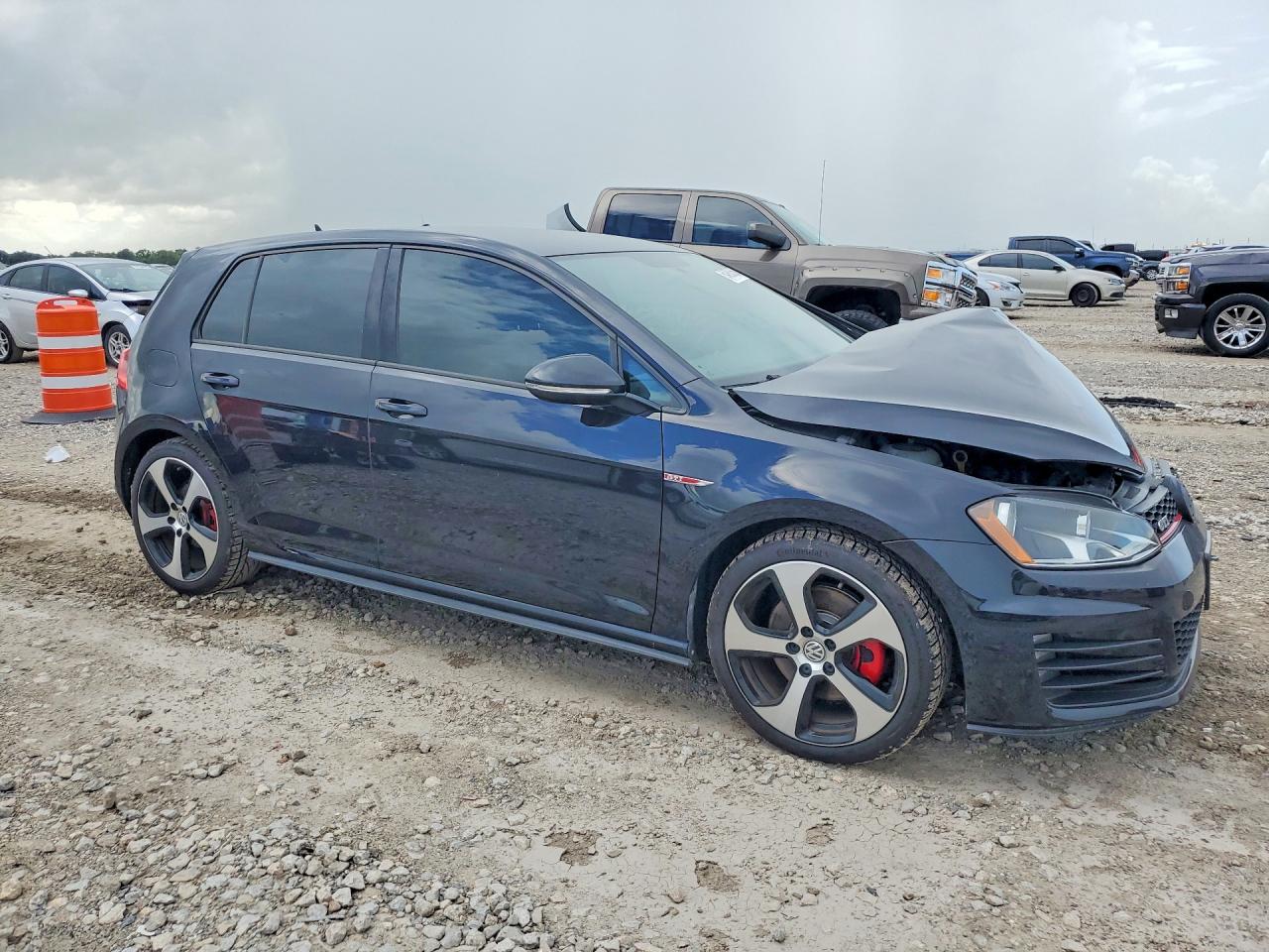 2017 Volkswagen Gti S Black vin: 3VW5T7AUXHM012007